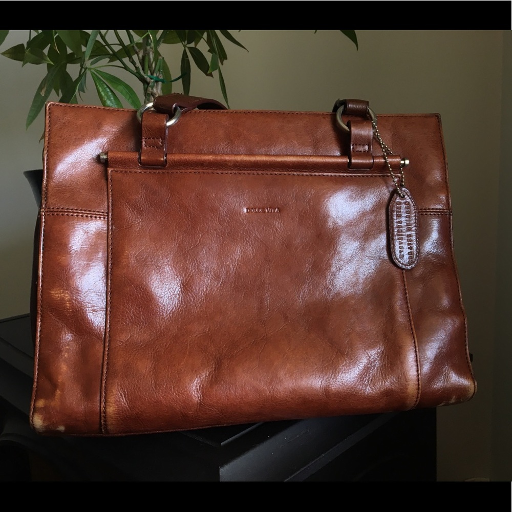 Vintage genuine leather Dolce Vita bag